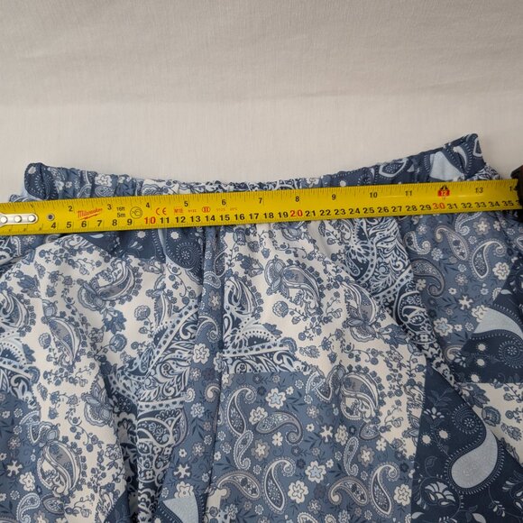 Altard State Animal Print Smocked Waist Tiered Mini Skirt Size Small Lightweight - Picture 6 of 8